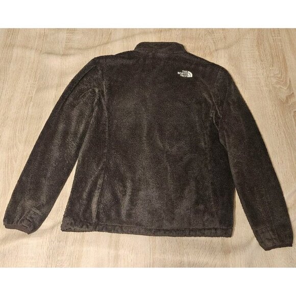The North Face Women's Full Zip Fleece Jacket Coat Chocolate Brown Size L - Picture 2 of 7